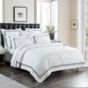 Ritz 1000 TC Embroidered Black Quilt Cover Set -MANCHESTER COLLECTION Sales 1000TC QCS B KSPCASE