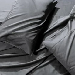 Soho 1000 TC Cotton Sheet Set Charcoal -MANCHESTER COLLECTION Sales 1000TC CHARCOAL 3