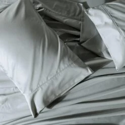 Soho 1000TC Cotton Sheet Set Silver -MANCHESTER COLLECTION Sales 1000TC SILVER 3