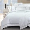 Ritz 1000 TC Embroidered Silver Quilt Cover Set 2 Ritz 1000 TC Embroidered Silver Quilt Cover Set -MANCHESTER COLLECTION Sales 1000tc S SKB