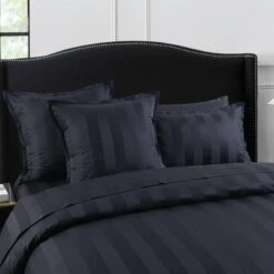 Bespoke 1200TC Quilt Cover Set Black -MANCHESTER COLLECTION Sales 10568 2