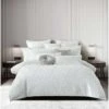 Amalfi White Quilt Cover Set -MANCHESTER COLLECTION Sales 30959