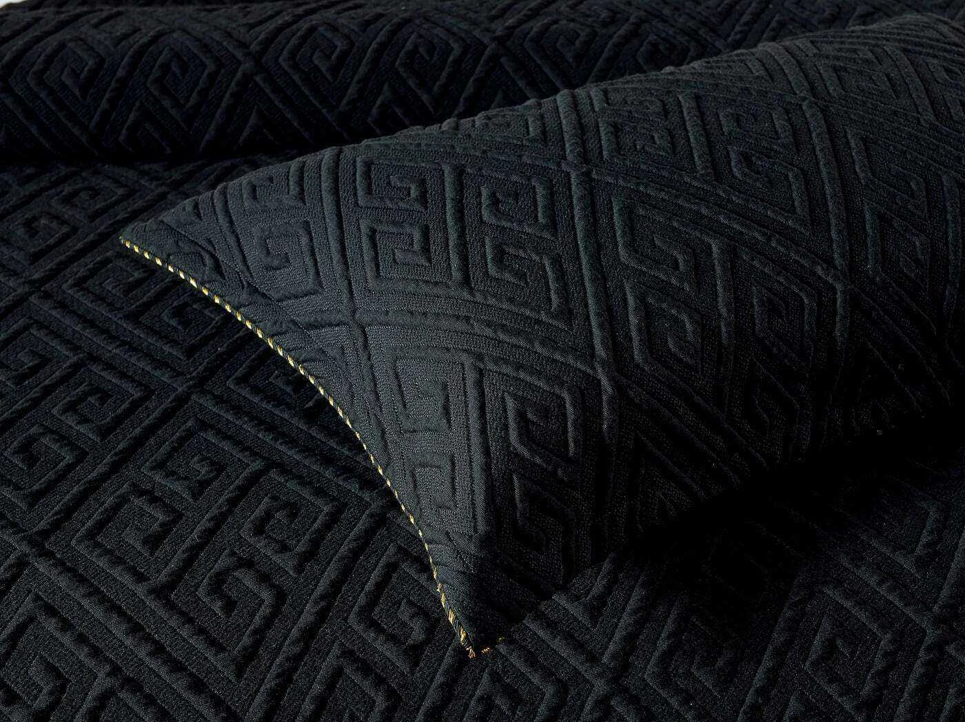 Amalfi Black Quilt Cover Set 5 Amalfi Black Quilt Cover Set - Image 3