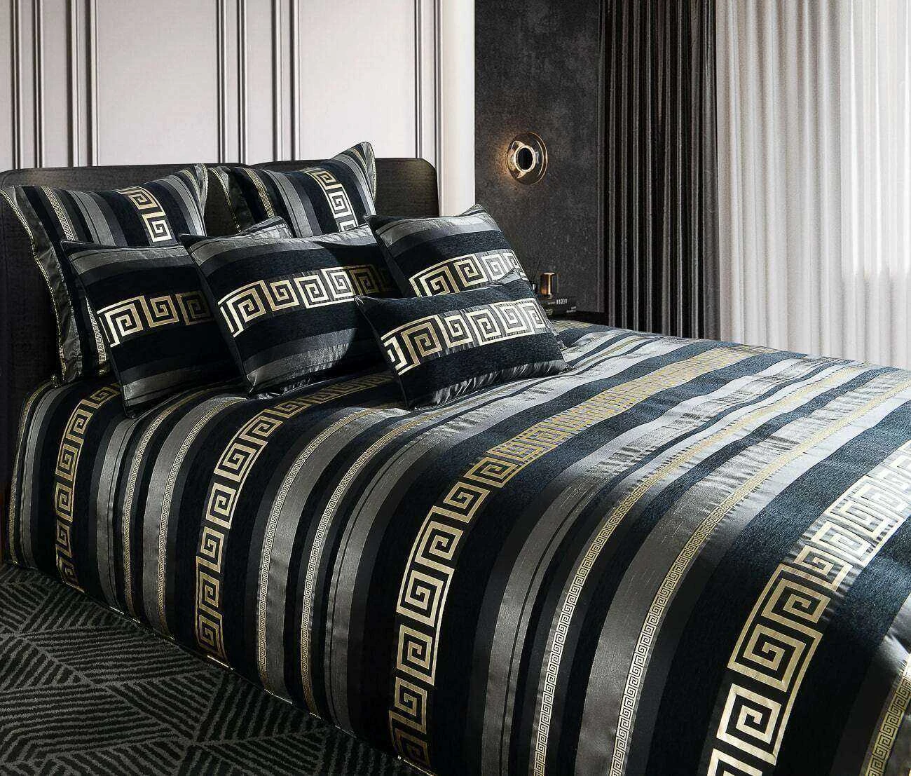 Ambrose Gold Quilt Cover Set 5 Ambrose Gold Quilt Cover Set - Image 3