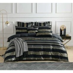 Ambrose Gold Quilt Cover Set