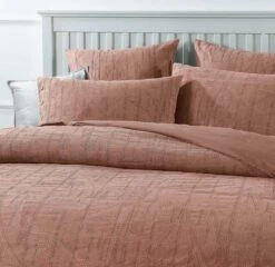Oslo Rust Quilt Cover Set -MANCHESTER COLLECTION Sales 31534 2