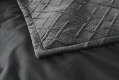 Kolt Quilt Cover Set Charcoal -MANCHESTER COLLECTION Sales 31698 3