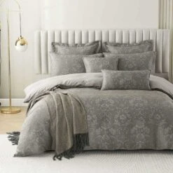 Everly Taupe Quilt Cover Set