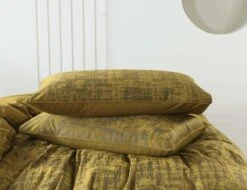 Boston Mustard Velvet Quilt Cover Set -MANCHESTER COLLECTION Sales 32033 8