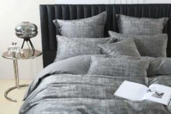 Boston Steel Velvet Quilt Cover Set -MANCHESTER COLLECTION Sales 32034 4