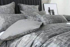 Boston Steel Velvet Quilt Cover Set -MANCHESTER COLLECTION Sales 32034 6