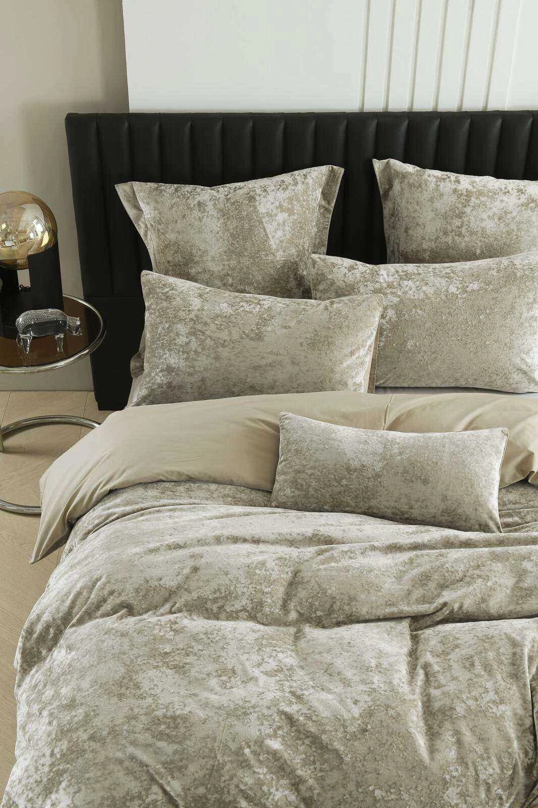 Cody Natural Velvet Quilt Cover Set 8 Cody Natural Velvet Quilt Cover Set - Image 6