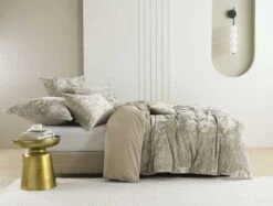 Cody Natural Velvet Quilt Cover Set 20 Cody Natural Velvet Quilt Cover Set -MANCHESTER COLLECTION Sales 32036 7