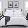 Plaza Grey 1000TC Quilt Cover Set -MANCHESTER COLLECTION Sales 32318