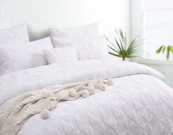 Denver Stone Washed Quilt Cover Set -MANCHESTER COLLECTION Sales 32394 2