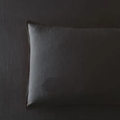 Bamboo Linen Quilt Cover Set Charcoal -MANCHESTER COLLECTION Sales 32474 4