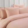 Stone Washed Quilt Cover Set Pink -MANCHESTER COLLECTION Sales 32524