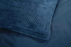 Emma Quilt Cover Set Navy -MANCHESTER COLLECTION Sales 32596 4