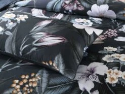 Dakota Black Quilt Cover Set -MANCHESTER COLLECTION Sales 32761 2