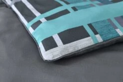 Clark Teal Quilt Cover Set -MANCHESTER COLLECTION Sales 32780 3