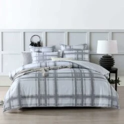 Maverick Grey Quilt Cover Set -MANCHESTER COLLECTION Sales 32878 4