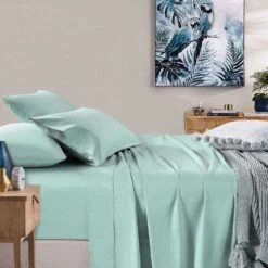 400 Thread Count Fitted Sheet Sage -MANCHESTER COLLECTION Sales 400TC FITTED SAGE 1