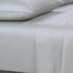 400 Thread Count Fitted Sheet Silver -MANCHESTER COLLECTION Sales 400TC FITTED SILVER 1