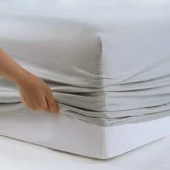 400 Thread Count Sheet Set Silver 8 400 Thread Count Sheet Set Silver -MANCHESTER COLLECTION Sales 400TC SSET SILVER 1