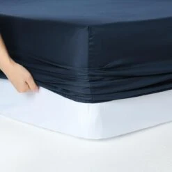 400TC 50cm Fitted Sheets Queen Bed Extra Depth -MANCHESTER COLLECTION Sales 400 QB mega fitted 5