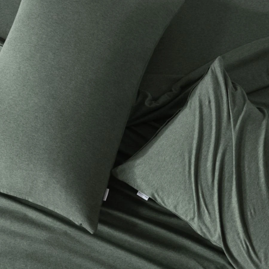 Jersey Fitted Sheet Olive Green 4 Jersey Fitted Sheet Olive Green - Image 2