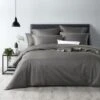 Soho 1000TC Quilt Cover Set Charcoal -MANCHESTER COLLECTION Sales 7591 7594
