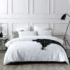 Jax Chunky Waffle White Quilt Cover Set -MANCHESTER COLLECTION Sales JAX WAFFLE WHITE EURO