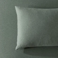 Jersey Quilt Cover Set Olive Green -MANCHESTER COLLECTION Sales JERSEY QCS OLIVEGREEN 2